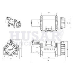 Купити Лебідка електрична Husar BST S 35000 LBS 24 В